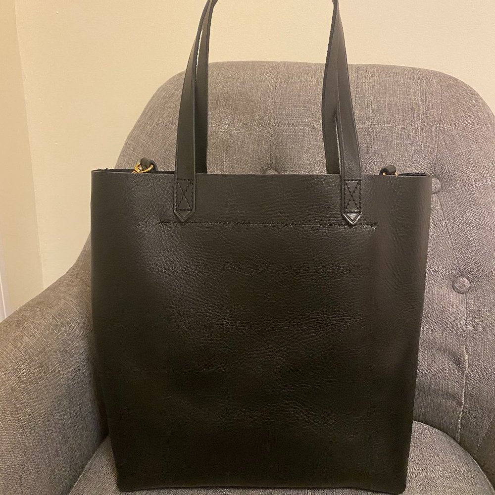 Madewell The Medium Transport Tote Black